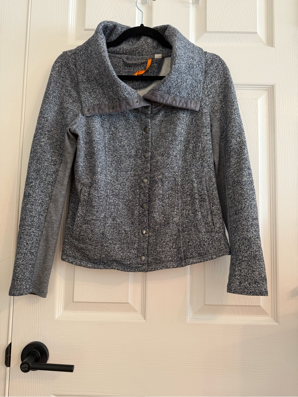 Women’s Anthropologie Gray Snap-Front Jacket